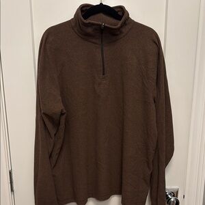 Land's End Men's Fleece Quarter Zip, Size XL